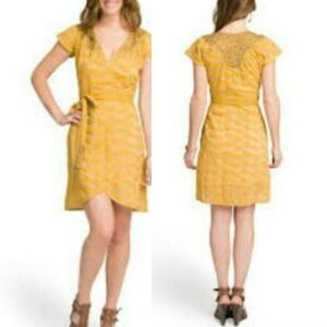 Gryphon New York Size Large Wrap Golden Tunic Top or Dress